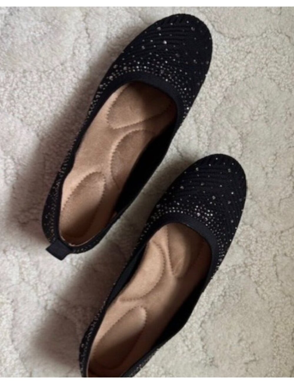 Ballet Flat with Rhinestones